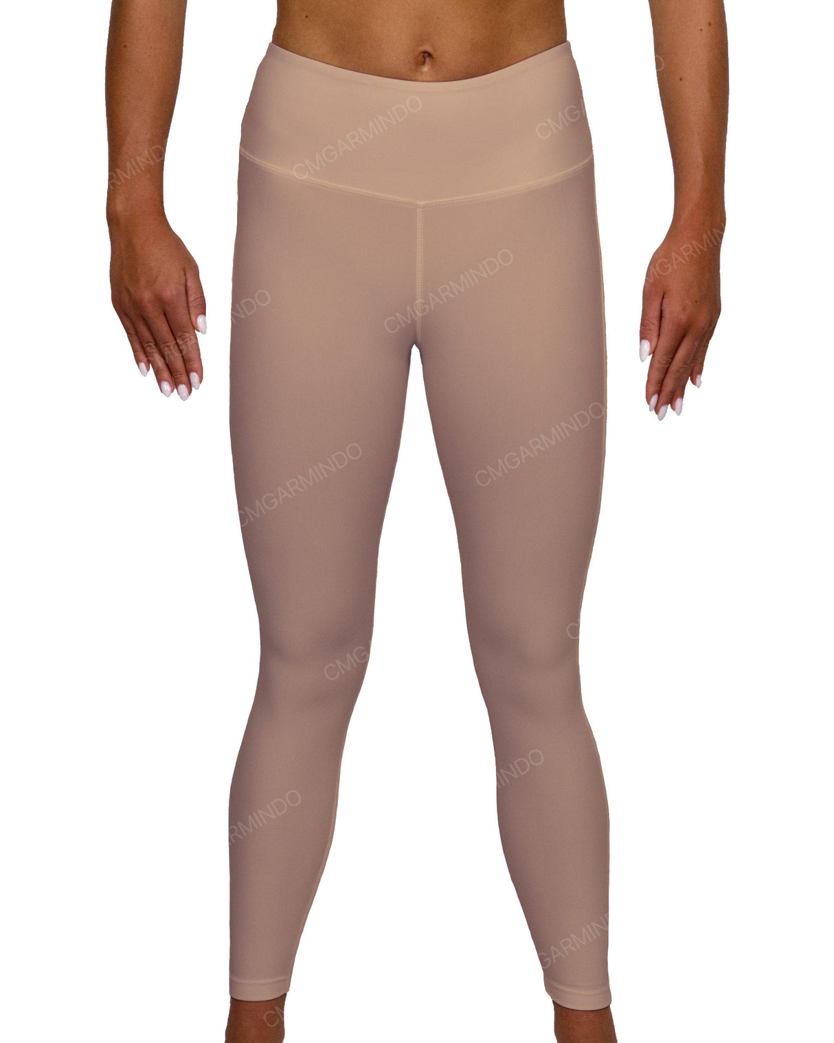 Mid Rise 7/8 Length Back Mesh Leggings