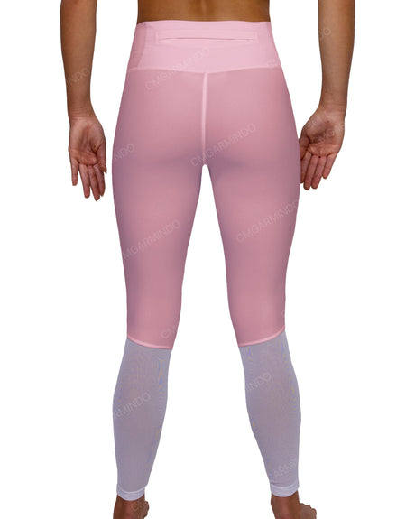 Mid Rise 7/8 Length Back Mesh Leggings