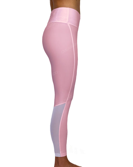 Mid Rise 7/8 Length Back Mesh Leggings