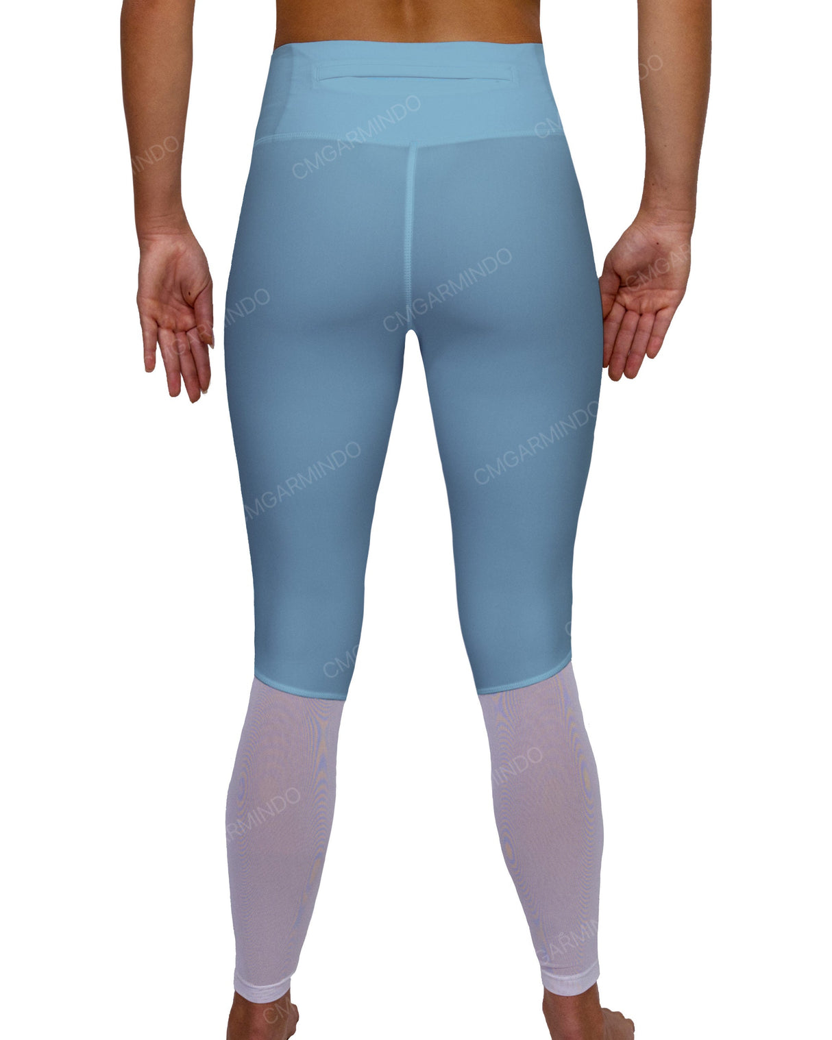 Mid Rise 7/8 Length Back Mesh Leggings
