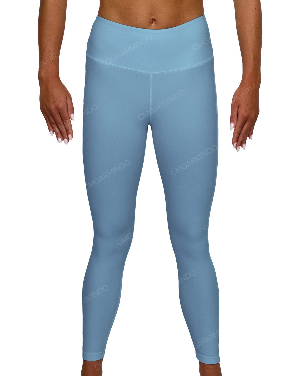 Mid Rise 7/8 Length Back Mesh Leggings