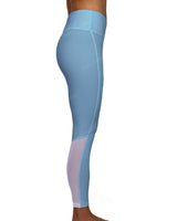 Mid Rise 7/8 Length Back Mesh Leggings