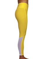 Mid Rise 7/8 Length Back Mesh Leggings