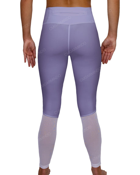 Mid Rise 7/8 Length Back Mesh Leggings