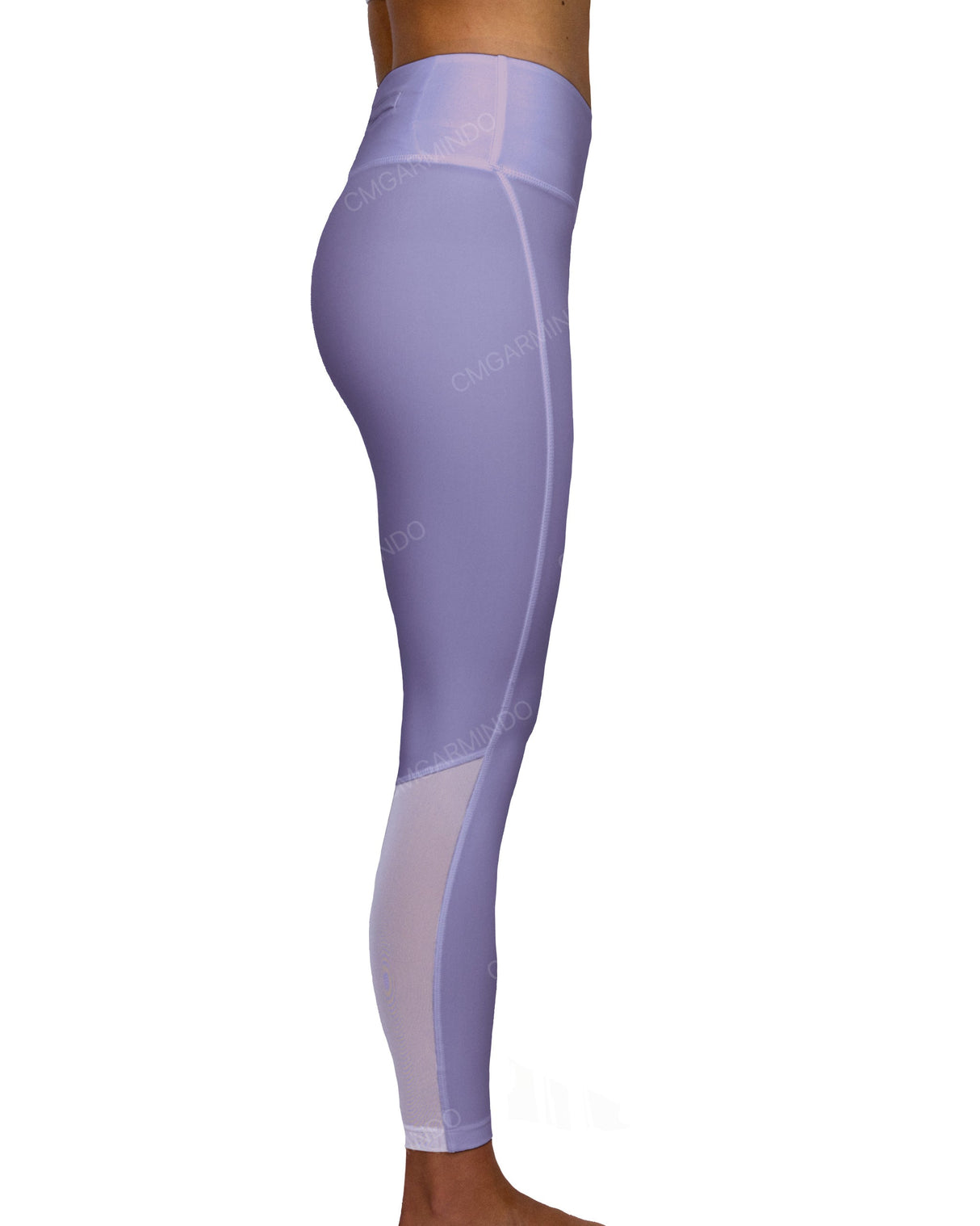 Mid Rise 7/8 Length Back Mesh Leggings