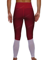 Mid Rise 7/8 Length Back Mesh Leggings