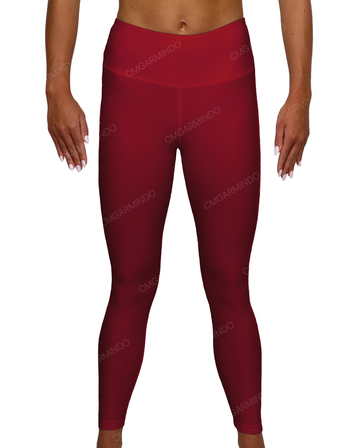 Mid Rise 7/8 Length Back Mesh Leggings