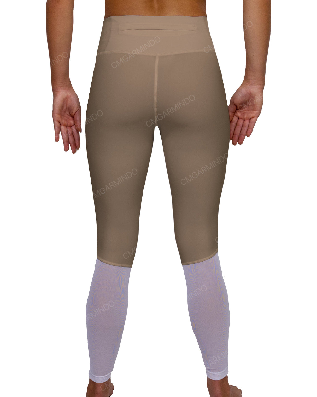 Mid Rise 7/8 Length Back Mesh Leggings