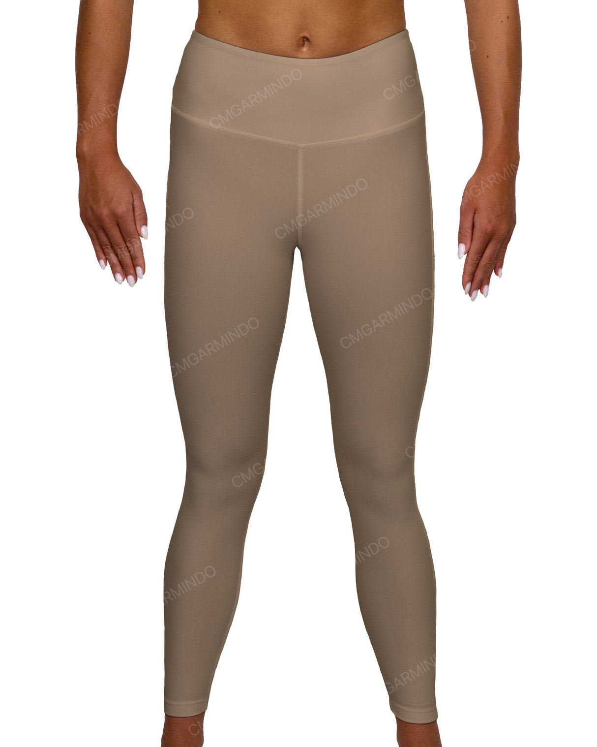 Mid Rise 7/8 Length Back Mesh Leggings