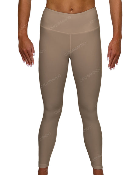 Mid Rise 7/8 Length Back Mesh Leggings