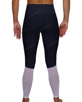 Mid Rise 7/8 Length Back Mesh Leggings