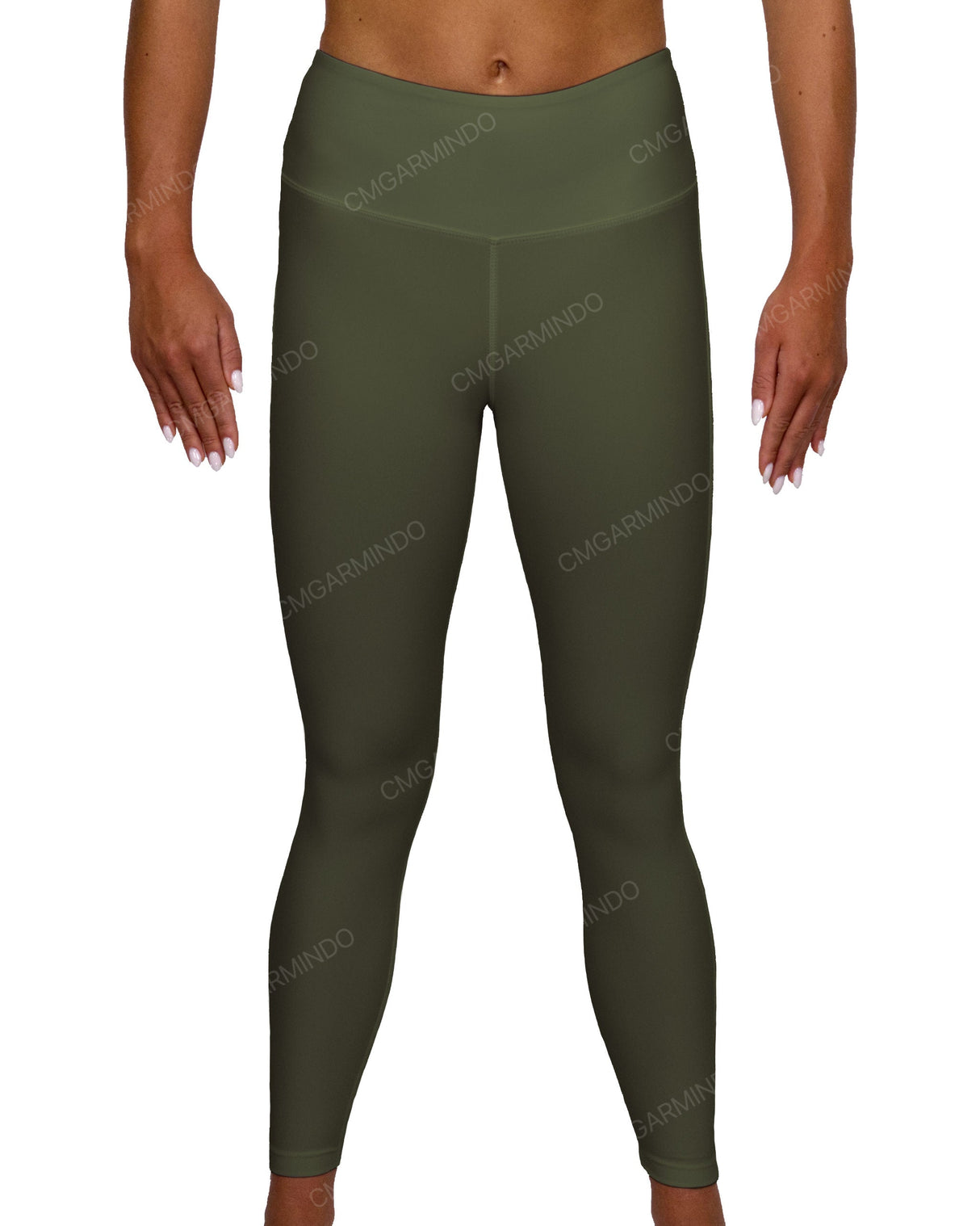 Mid Rise 7/8 Length Back Mesh Leggings