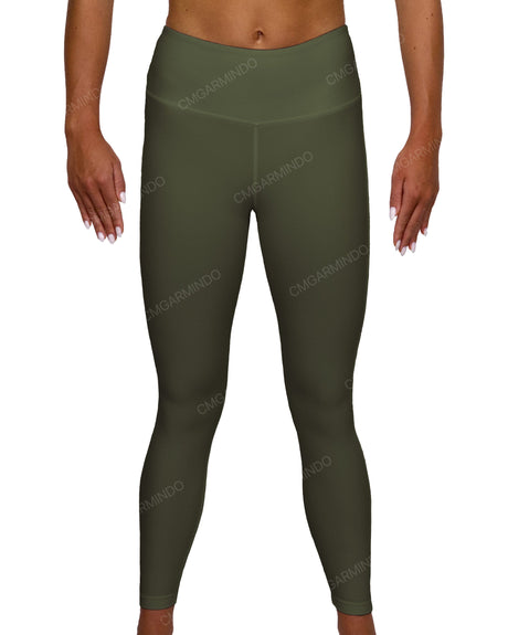 Mid Rise 7/8 Length Back Mesh Leggings