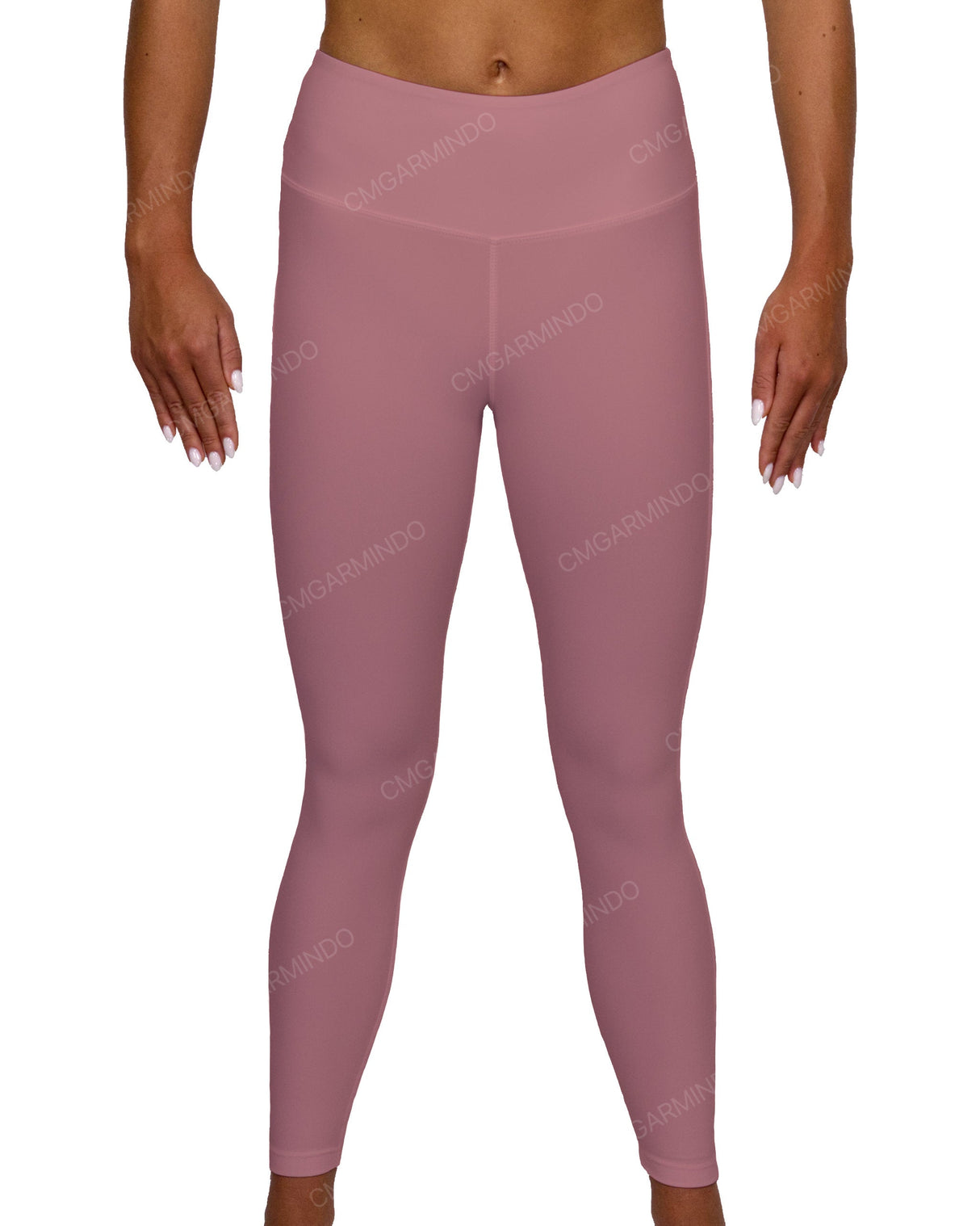 Mid Rise 7/8 Length Back Mesh Leggings
