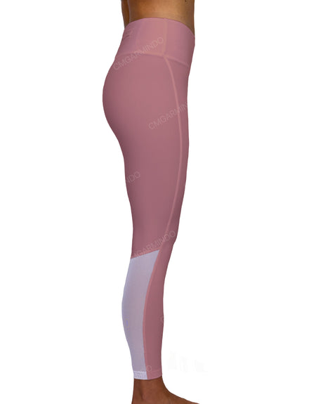 Mid Rise 7/8 Length Back Mesh Leggings