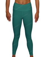 Mid Rise 7/8 Length Back Mesh Leggings