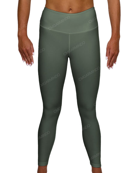 Mid Rise 7/8 Length Back Mesh Leggings