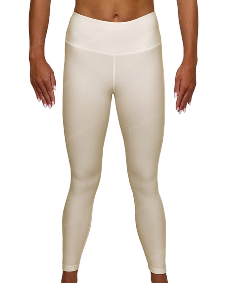 Mid Rise 7/8 Length Back Mesh Leggings