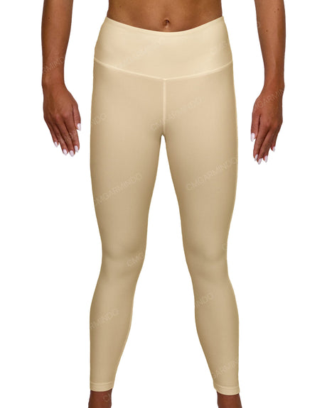 Mid Rise 7/8 Length Back Mesh Leggings