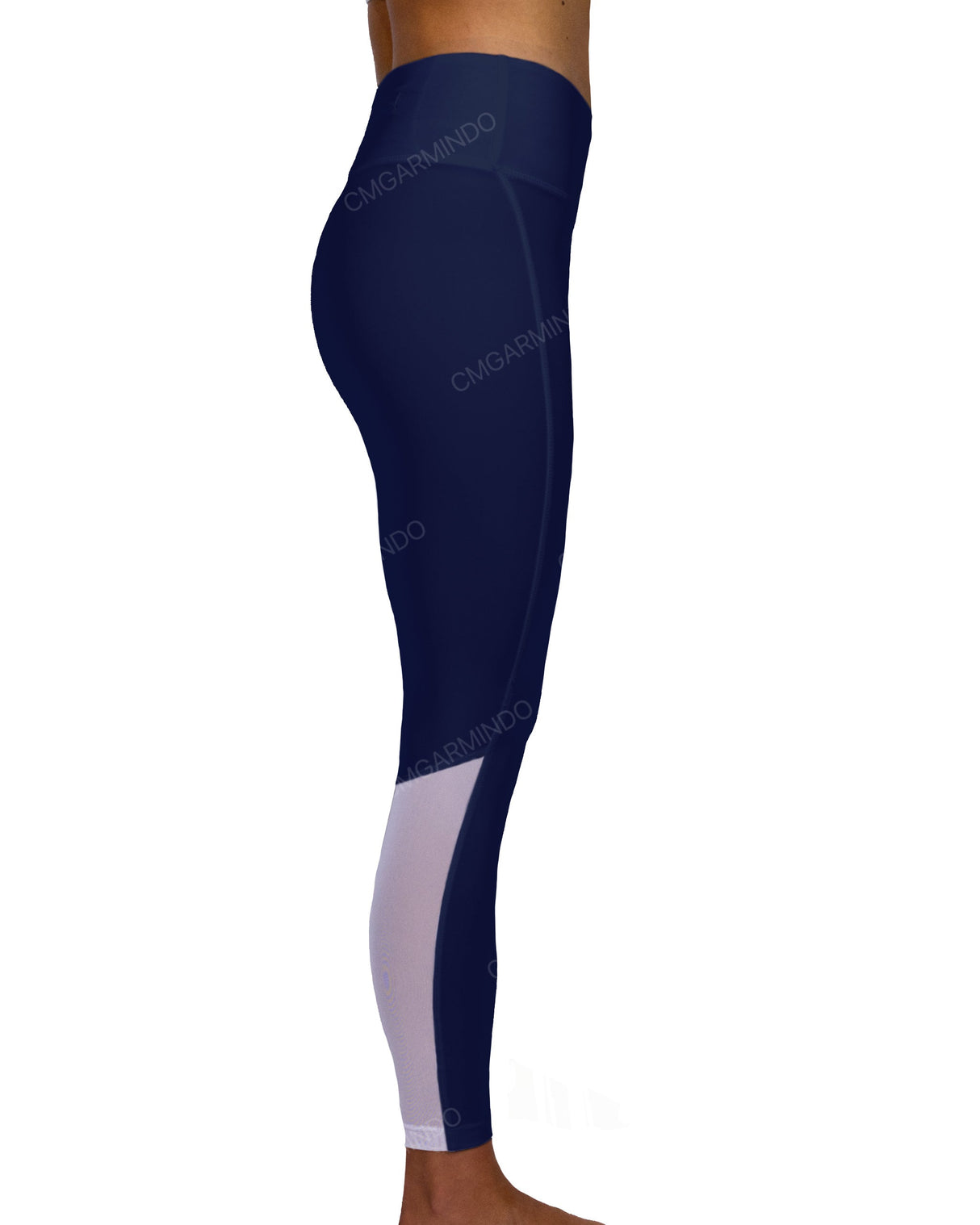 Mid Rise 7/8 Length Back Mesh Leggings