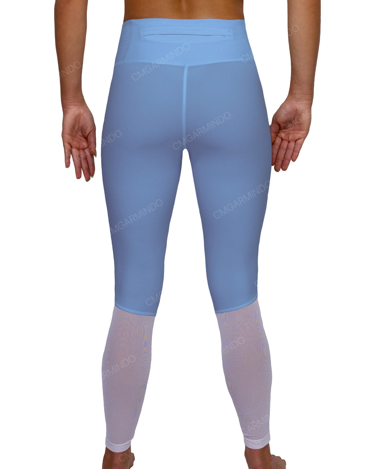 Mid Rise 7/8 Length Back Mesh Leggings