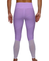 Mid Rise 7/8 Length Back Mesh Leggings