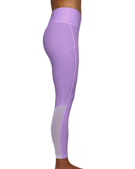 Mid Rise 7/8 Length Back Mesh Leggings