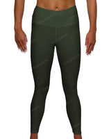 Mid Rise 7/8 Length Back Mesh Leggings