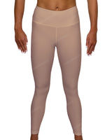 Mid Rise 7/8 Length Back Mesh Leggings