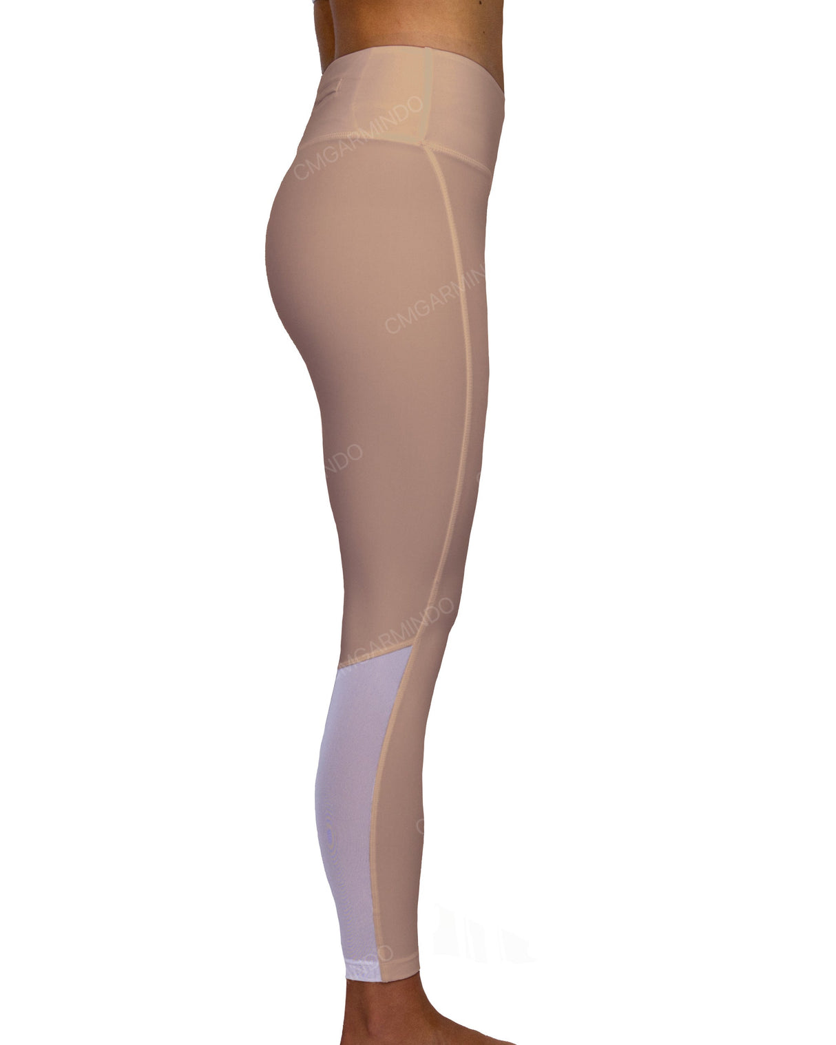 Mid Rise 7/8 Length Back Mesh Leggings