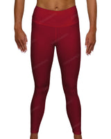 Mid Rise 7/8 Length Back Mesh Leggings