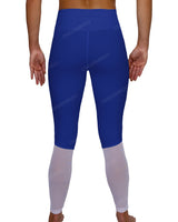 Mid Rise 7/8 Length Back Mesh Leggings