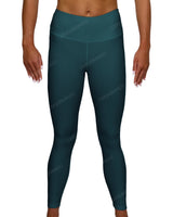 Mid Rise 7/8 Length Back Mesh Leggings