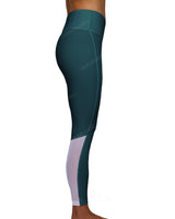 Mid Rise 7/8 Length Back Mesh Leggings