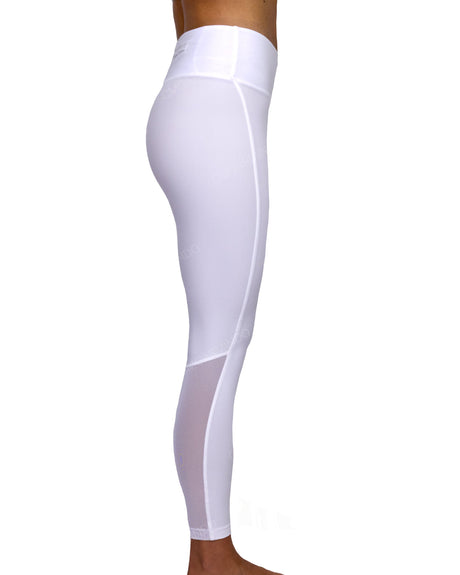 Mid Rise 7/8 Length Back Mesh Leggings