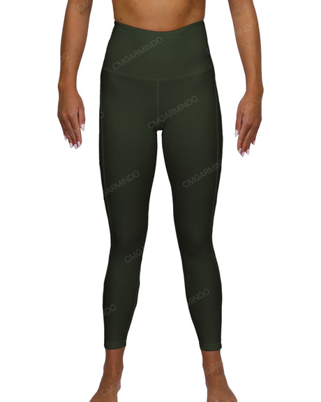 High Rise 7/8 Length Back Mesh Leggings