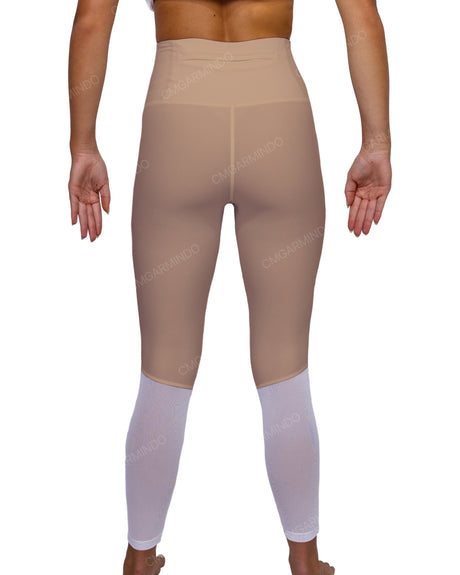 High Rise 7/8 Length Back Mesh Leggings