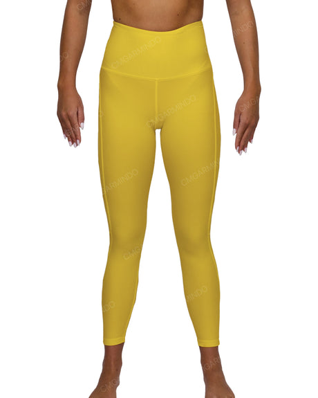 High Rise 7/8 Length Back Mesh Leggings