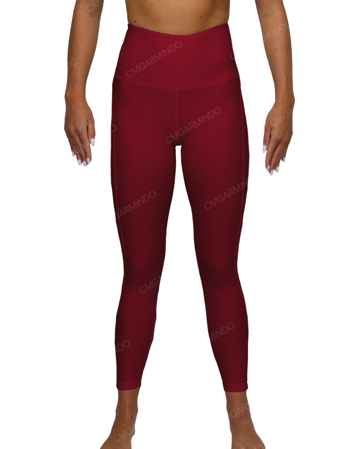 High Rise 7/8 Length Back Mesh Leggings