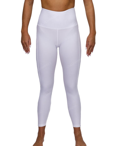 High Rise 7/8 Length Back Mesh Leggings