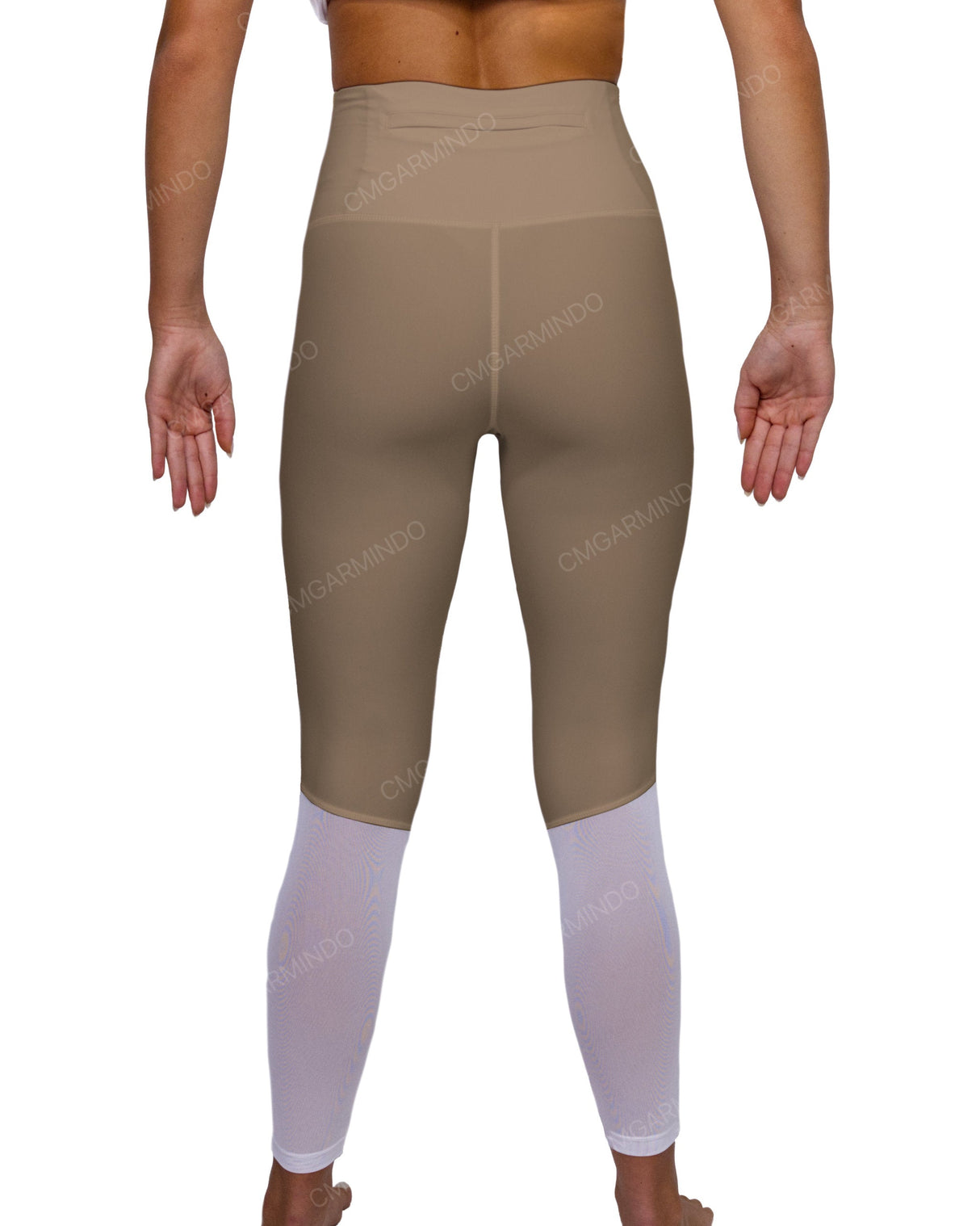 High Rise 7/8 Length Back Mesh Leggings