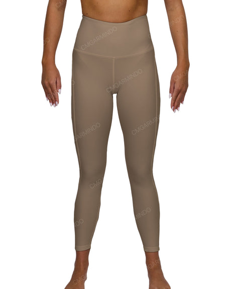 High Rise 7/8 Length Back Mesh Leggings