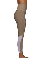 High Rise 7/8 Length Back Mesh Leggings