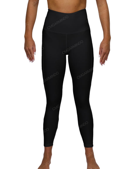 High Rise 7/8 Length Back Mesh Leggings