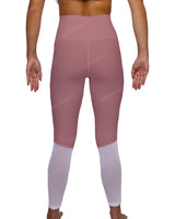 High Rise 7/8 Length Back Mesh Leggings