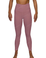 High Rise 7/8 Length Back Mesh Leggings