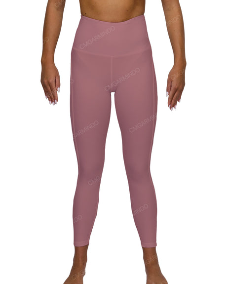 High Rise 7/8 Length Back Mesh Leggings