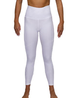 High Rise 7/8 Length Back Mesh Leggings