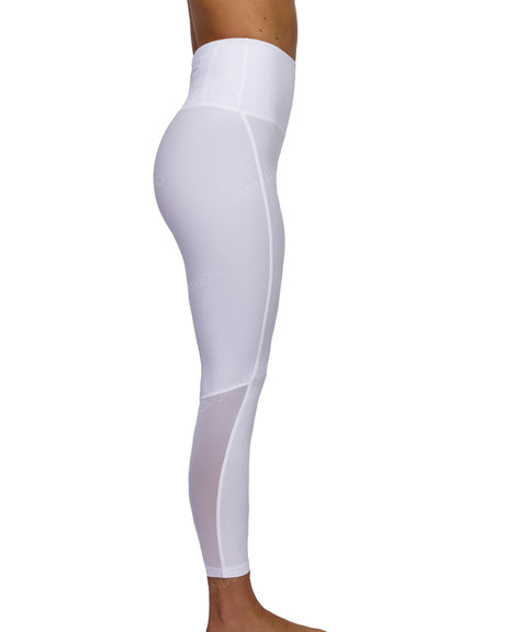 High Rise 7/8 Length Back Mesh Leggings