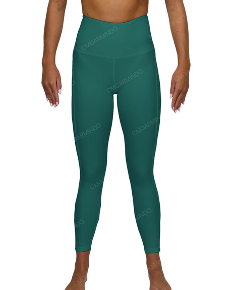 High Rise 7/8 Length Back Mesh Leggings